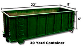 30 Yard Dumpster Container Rental